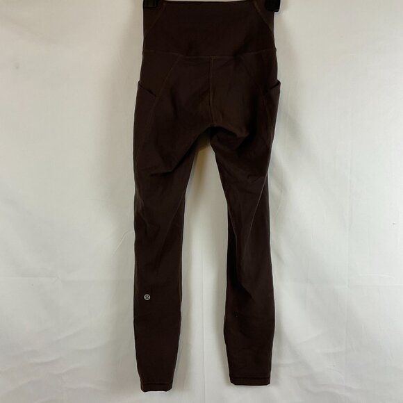 Lululemon Wunder Train High-Rise Tight 25" Solid Purple Color 4 - Picture 6 of 11